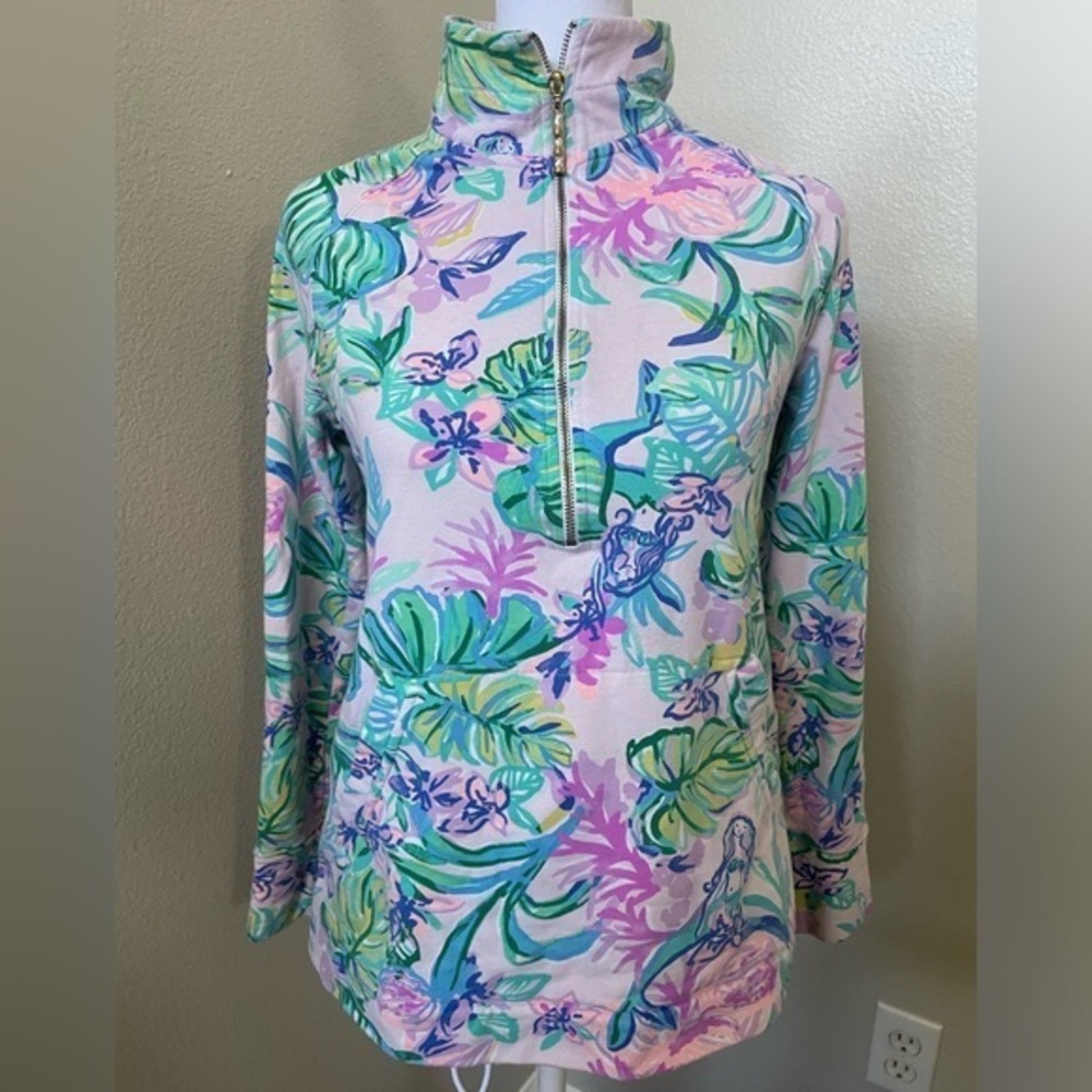 Lilly Pulitzer popover Mermaid in the Shade Size XS